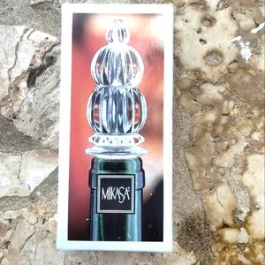 Mikasa glass bottle stopper monterey